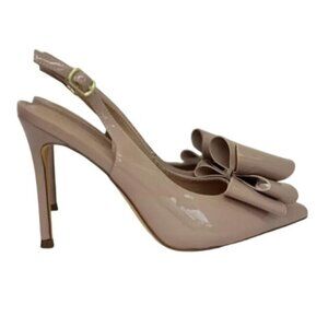 LILIANA / Lana-1 / Pointed / High Heel / Stiletto Bowknot / Nude / Patent / Sl